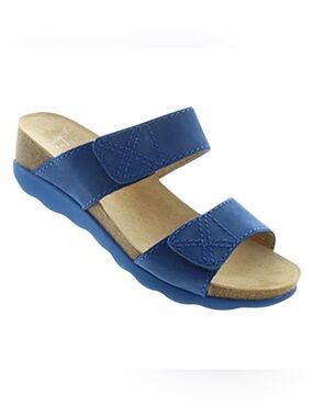 Dansko Sandals, Maddy, Adjustable Strap, Milled Nubuck, Footbed Wedge , Slip On